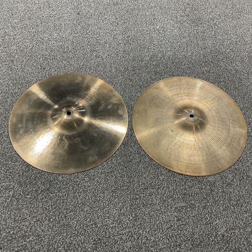 Used ZILDJIAN 1970S A THIN STAMP 14 HI HATS 41106-S000097446 Vist Large View of Product Image Which is Used ZILDJIAN 1970S A THIN STAMP 14 HI HATS