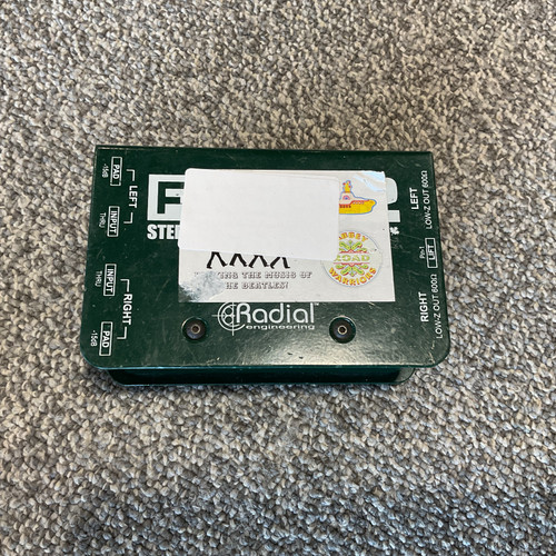 Used RADIAL PRO D2 STEREO DI BOX 41106-S000097477 Vist Large View of Product Image Which is Used RADIAL PRO D2 STEREO DI BOX
