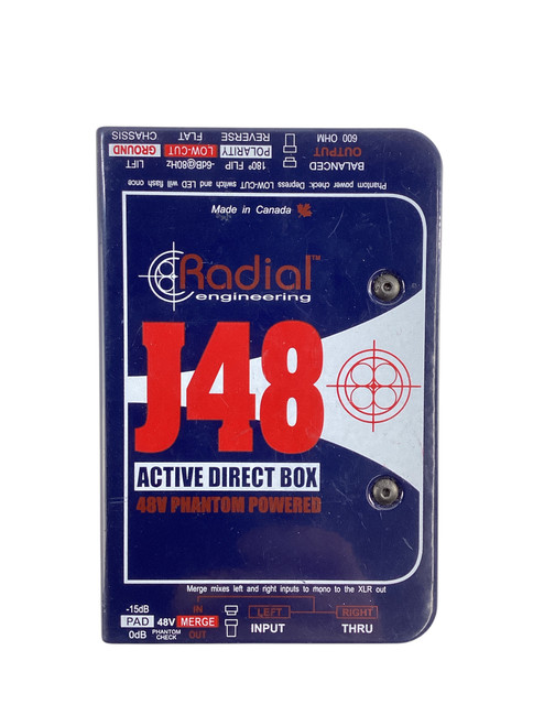Used Radial J48 Active Direct Box 41115-S000115160 Vist Large View of Product Image Which is Used Radial J48 Active Direct Box