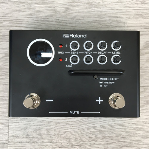 Vist Large View of Product Image Which is Used Roland TM-1 TRIGGER MODULE W/AC Electronic Drum Module