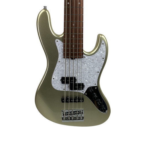 Vist Large View of Product Image Which is Used Sadowsky METRO EXPRESS 5 Bass Guitar Goldtop 5-String