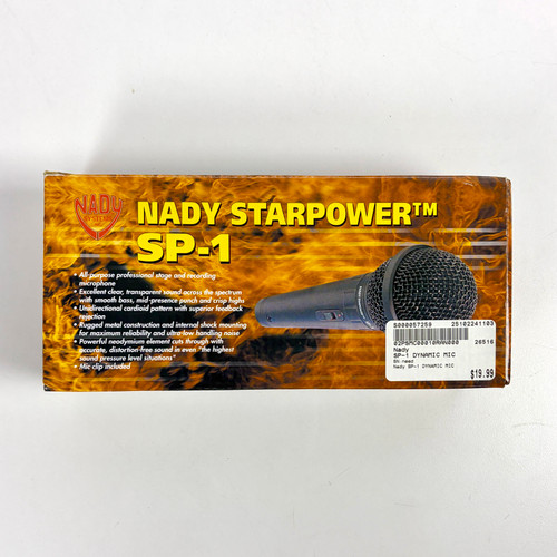 Vist Large View of Product Image Which is Used Nady SP-1 Dynamic Microphone