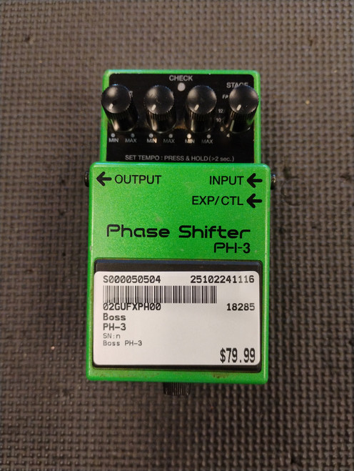 Used Boss PH-3 Phaser Pedal 41116-S000050504 Vist Large View of Product Image Which is Used Boss PH-3 Phaser Pedal