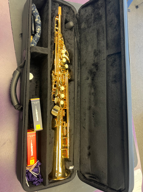 Vist Large View of Product Image Which is Used Yamaha YSS-475 Soprano Saxophone