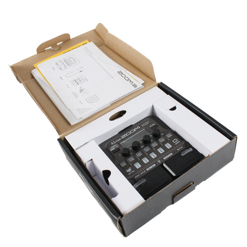 Used Zoom A1 FOUR Amp Simulator + FX Pedal Vist Large View of Product Image Which is Used Zoom A1 FOUR Amp Simulator + FX Pedal