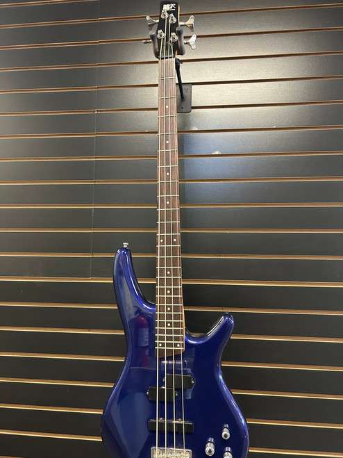 Vist Large View of Product Image Which is Used Ibanez SR 300 DX Bass Guitar Blue 4-String