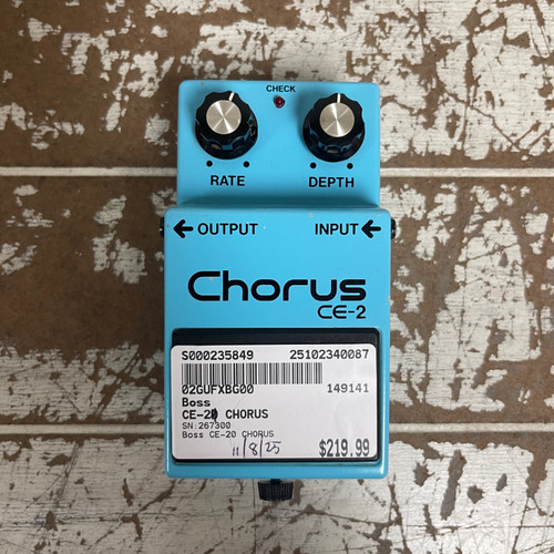 Vist Large View of Product Image Which is Used - Boss CE-20 CHORUS Vintage Chorus Pedal