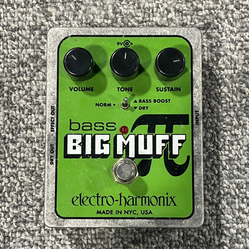 Used ELECTRO HARMONIX BASS BIG MUFF PI Bass Fuzz Pedal 41106-S000097511 Vist Large View of Product Image Which is Used ELECTRO HARMONIX BASS BIG MUFF PI Bass Fuzz Pedal