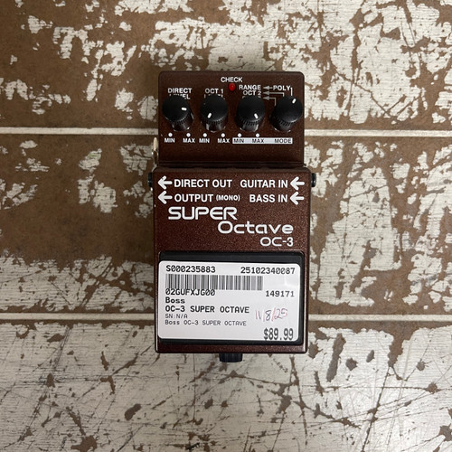 Vist Large View of Product Image Which is Used - Boss OC-3 SUPER OCTAVE - Octave Pedal