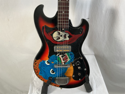 Vist Large View of Product Image Which is Used Teisco MIJ ELECTRIC 1960S Vintage Electric Guitar Wood 6-String