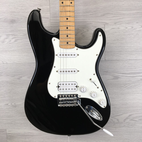 Vist Large View of Product Image Which is Used Squier STANDARD SERIES STRAT S Type Electric Guitar Black 6-String
