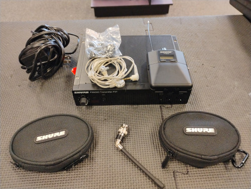 Used Shure PSM300 TRANSMITTER P3T W/P3RA Pro Sound Product 41116-S000050529 Vist Large View of Product Image Which is Used Shure PSM300 TRANSMITTER P3T W/P3RA Pro Sound Product
