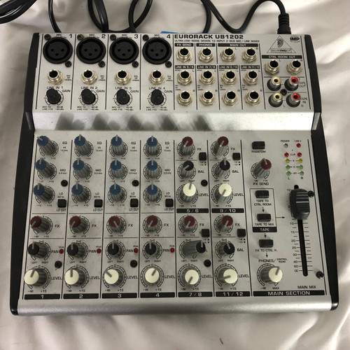Vist Large View of Product Image Which is Used Behringer EURORACK UB1202 Compact Mixer