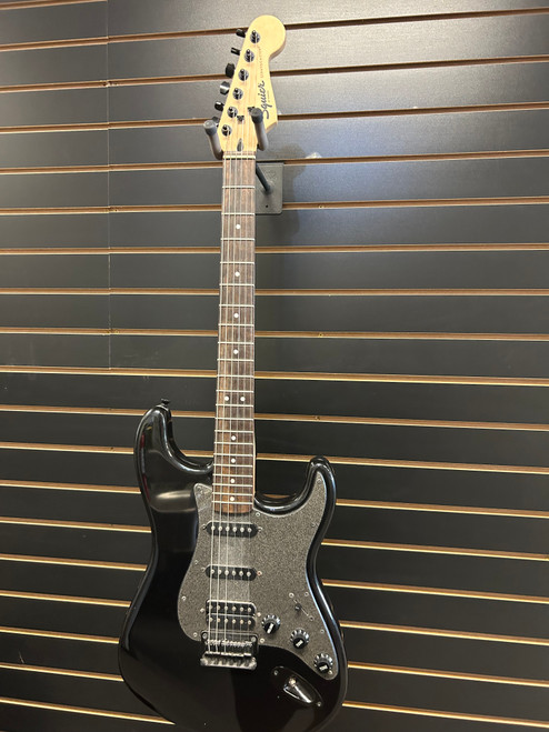 Vist Large View of Product Image Which is Used Squier FSR BULLET STRAT HT HSS Electric Guitar Black 6-String