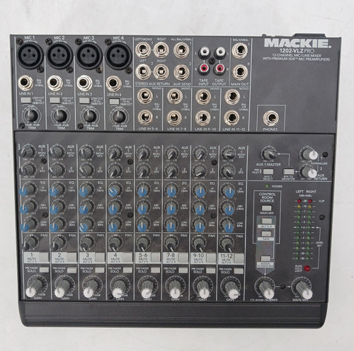 Vist Large View of Product Image Which is Used Mackie 1202 VLZ Mixing Console