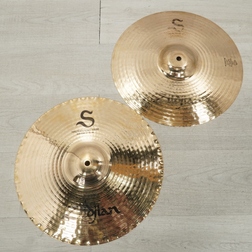 Vist Large View of Product Image Which is Used Zildjian 14" S Mastersound Hi Hat Cymbal Pair