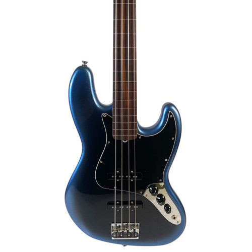 Used 2021 Fender AMERICAN PRO II FRETLESS JAZZ BASS 40090-S000081907 Vist Large View of Product Image Which is Used 2021 Fender AMERICAN PRO II FRETLESS JAZZ BASS