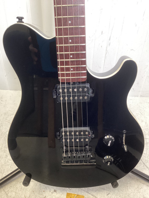Vist Large View of Product Image Which is Used STERLING BY MUSICMAN AXIS Double Cut Electric Guitar Black 6-String