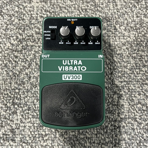 Used BEHRINGER UV300 ULTRA VIBRATO Guitar Pedal 41106-S000097596 Vist Large View of Product Image Which is Used BEHRINGER UV300 ULTRA VIBRATO Guitar Pedal