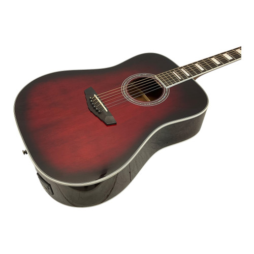 Used D'angelico Premier Lexington Acoustic Guitar Red 41117-S000053278 Vist Large View of Product Image Which is Used D'angelico Premier Lexington Acoustic Guitar Red