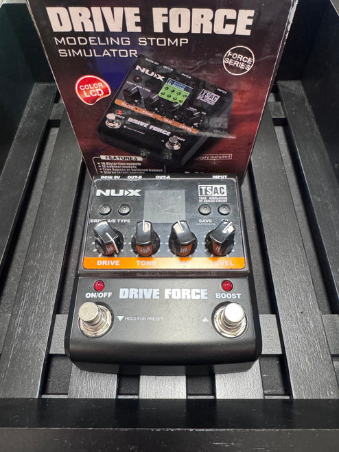 Vist Large View of Product Image Which is Used Nux DRIVE FORCE Vintage Distortion/Overdrive Pedal