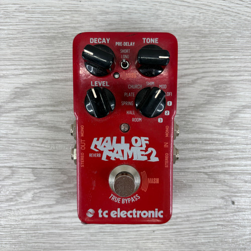 Used TC Electronic HALL OF FAME 2 REVERB Reverb Pedal 41124-S000208044 Vist Large View of Product Image Which is Used TC Electronic HALL OF FAME 2 REVERB Reverb Pedal
