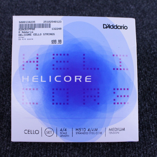 Vist Large View of Product Image Which is Used D'Addario HELICORE CELLO STRINGS Band Instrument Accessory