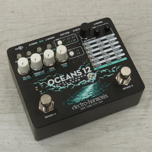 Vist Large View of Product Image Which is Used Electro Harmonix Oceans 12 Reverb Pedal