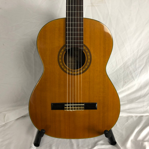 Vist Large View of Product Image Which is Used Takamine 0-1328 CLASSICAL Vintage Solid Top Acoustic Guitar Natural