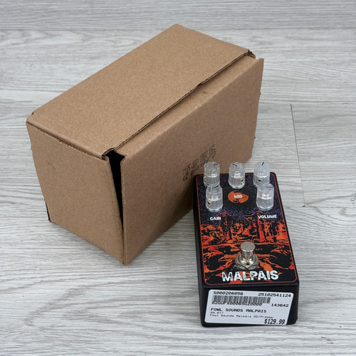 Used FOWL SOUNDS MALPAIS Guitar PreAmp Pedal 41124-S000208056 Vist Large View of Product Image Which is Used FOWL SOUNDS MALPAIS Guitar PreAmp Pedal