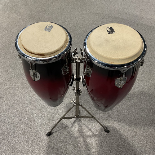 Used TOCA PLAYER SERIES CONGAS with Stand 41106-S000097618 Vist Large View of Product Image Which is Used TOCA PLAYER SERIES CONGAS with Stand