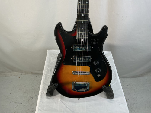 Vist Large View of Product Image Which is Used Harmony LEFT HANDED W/ 2 P90S Electric Guitar Sunburst 6-String