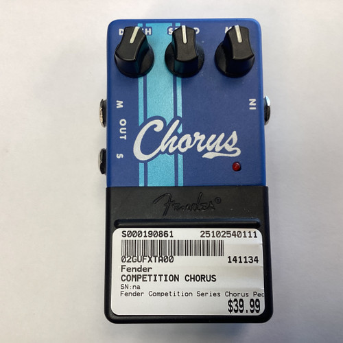 Used Fender COMPETITION CHORUS Chorus Pedal 40111-S000190861 Vist Large View of Product Image Which is Used Fender COMPETITION CHORUS Chorus Pedal