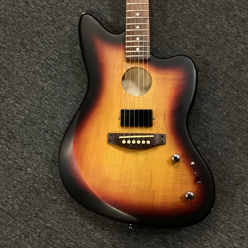 Used IYV OFFSET ACOUSTIC Offset Double Cutaway Electric Guitar Other 6-String 40111-S000190873 Vist Large View of Product Image Which is Used IYV OFFSET ACOUSTIC Offset Double Cutaway Electric Guitar Other 6-String