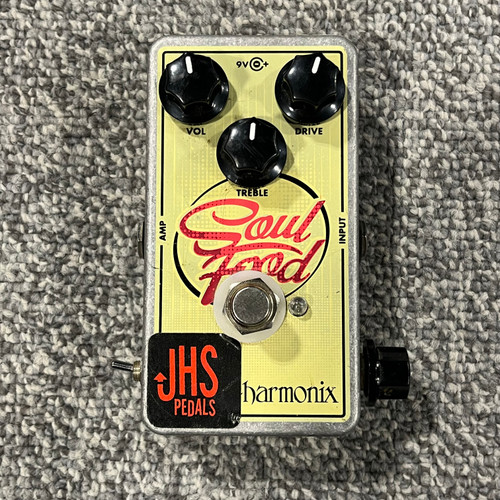 Used ELECTRO HARMONIX JHS MODIFIED SOUL FOOD Guitar Overdrive Pedal 41106-S000097639 Vist Large View of Product Image Which is Used ELECTRO HARMONIX JHS MODIFIED SOUL FOOD Guitar Overdrive Pedal