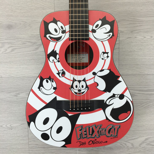 Vist Large View of Product Image Which is Used Martin FELIX THE CAT 573/756 LIMITED Laminate Top Acoustic Guitar Custom Graphics