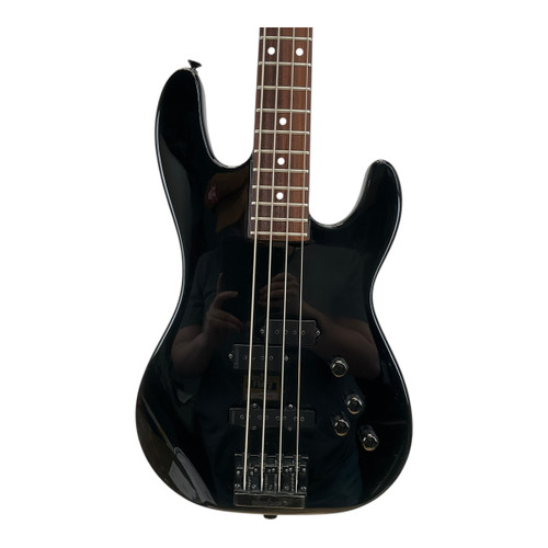 Vist Large View of Product Image Which is Vintage Charvel 1980s 3B PJ Bass Guitar Black 4-String
