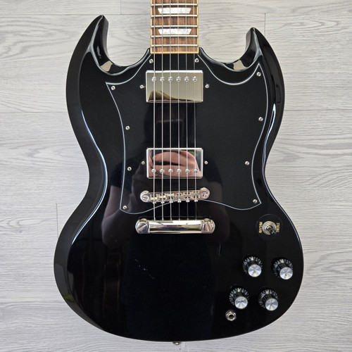 Vist Large View of Product Image Which is Used Epiphone SG PRO SG Type Electric Guitar Black 6-String