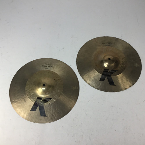 Used Zildjian 14IN K CUSTOM HYBRID HI HATS Hi Hat Cymbals 14" 41110-S000071459 Vist Large View of Product Image Which is Used Zildjian 14IN K CUSTOM HYBRID HI HATS Hi Hat Cymbals 14"
