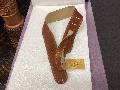 Vist Large View of Product Image Which is Used LEATHER GUITAR STRAP Guitar Accessory