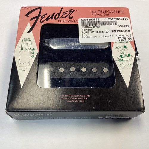 Used Fender PURE VINTAGE 64 TELECASTER PICKUP Guitar Pickup 40111-S000190883 Vist Large View of Product Image Which is Used Fender PURE VINTAGE 64 TELECASTER PICKUP Guitar Pickup