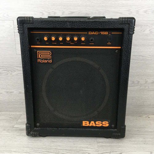 Vist Large View of Product Image Which is Used Roland DAC-15B Vintage 80's Bass Combo Amp 1x10