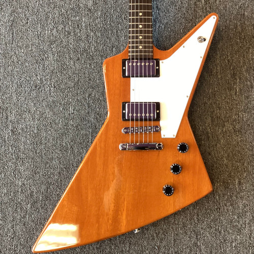 Vist Large View of Product Image Which is Used Gibson EXPLORER Pointy Electric Guitar Natural 6-String