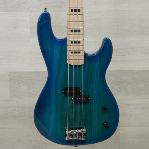 Vist Large View of Product Image Which is Used Glarry Bass Guitar Blue