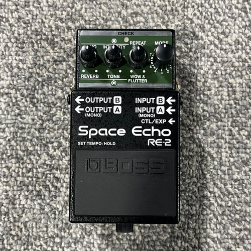 Used BOSS RE-2 SPACE ECHO Guitar Delay Pedal 41106-S000097659 Vist Large View of Product Image Which is Used BOSS RE-2 SPACE ECHO Guitar Delay Pedal