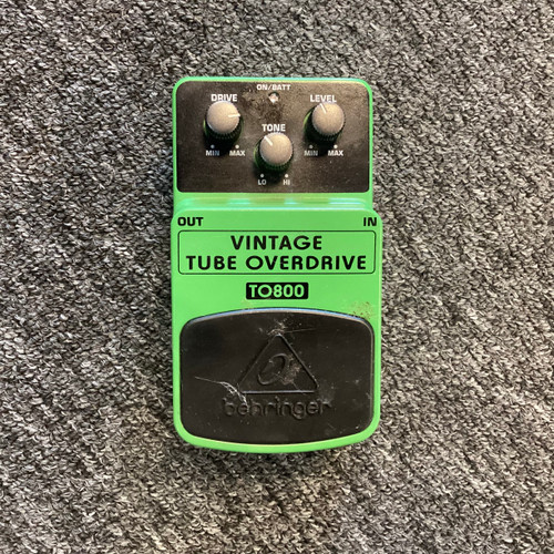 Used Behringer TO800 Distortion Pedal 40111-S000190910 Vist Large View of Product Image Which is Used Behringer TO800 Distortion Pedal