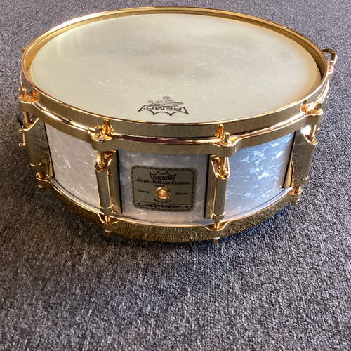 Used Remo LOUIE BELLSON CUSTOM Wood Snare Drum 14" 40111-S000190922 Vist Large View of Product Image Which is Used Remo LOUIE BELLSON CUSTOM Wood Snare Drum 14"