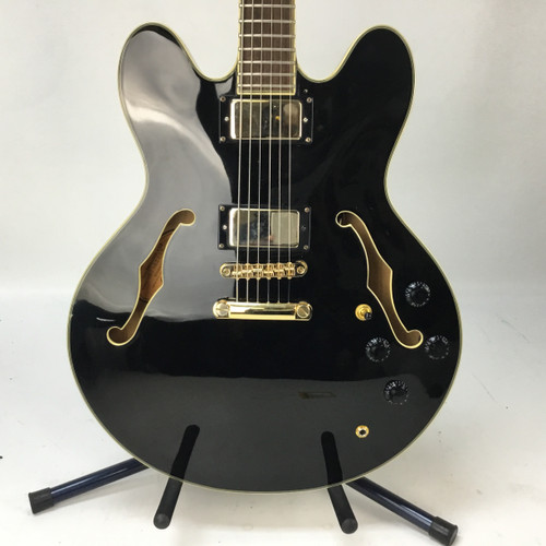 Vist Large View of Product Image Which is Used Epiphone SHERATON II Semi-Hollow Electric Guitar Black 6-String