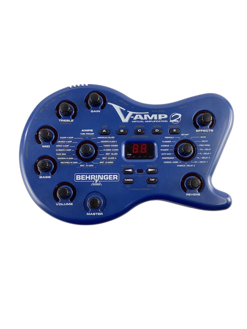 Vist Large View of Product Image Which is Used Behringer V-AMP Virtual Amplification Multi-FX w/AC+FTSW+BAG 