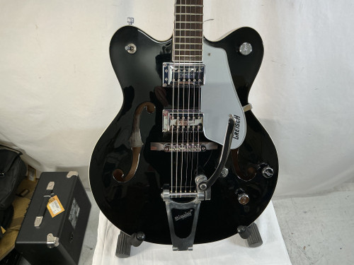 Vist Large View of Product Image Which is Used Gretsch G5122 SEMI HOLLOW Semi-Hollow Electric Guitar Black 6-String